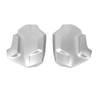 Naroote Front Radiator Side Fairing Panel, ABS Wearproof Stylish Decoration Motorcycle Front Radiator Guard for R1250GS ADV 2022 (Silver)