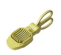 Naroote Fruit and Vegetable Cutter ABS + Stainless Steel Safe Handheld Slicing Tool Versatile Application for Strawberry Kiwi Banana Boiled Egg Sausage Grape for Quick Meal Prep (Green)