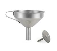 Naroote Funnel With Strainer, 3D Printer Accessories Stainless Steel With 1 Funnel + 1 Filter Stainless Steel for Convenient Dispensing of Resin Consumables