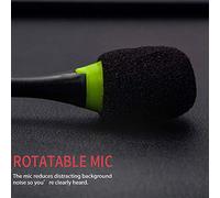 Naroote Gaming Headset, Gaming Headphones USB Headphone With Microphone Gaming Microphone Pc for Video Game Wired Earphone (Black)