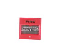Naroote Glass Break Alarm Button Fireproof Red Manual Reset Emergency Exit Release for Safety Door and Escape System