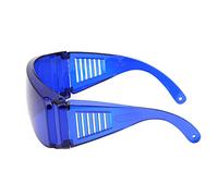 Naroote Golf Ball Finder Glasses, Blue Lenses Glasses, Lost Golf Ball Detection with Cloth, Ideal for Golfers & Caddies