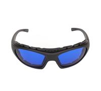 Naroote Golf Finding Glasses, PC Anti Slip Frame Golf Ball Locating Glasses Durable for Sports (Black Frame Blue Lens)