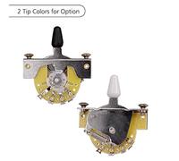 Naroote Guitar 3 Way Switch, Selector Switch Pickups Vintage Style 3 Way Guitar Position Pickup Selector with Mounting Screws for TL Electric