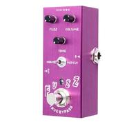 Naroote Guitar Effector Pedal, Good Compatibility Easy Operation Metal Guitar Effect Multifunctional for Rock Jazz Music Styles (Purple)