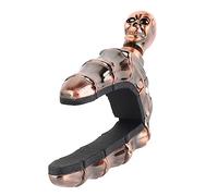 Naroote Guitar Skull Unique Stylish Design Easy to Use for Acoustic and Electric Guitars Zinc Alloy 1 Unit (Red Copper Color)