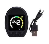 Naroote Guitar Tuner, Accurate Digital Metronome Tuner with Rotating Clamp & Non Slip Silicone Pad, Fast Responsiveness, Music Accessories for Guitars, Basses, Ukuleles, Violins (Black)