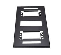 Naroote Half Width Toolbox Mounting Plate Durable Metal Base for Modular Tool Storage System Vehicle Cargo Transport 1 Unit