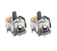 Naroote Hall Effect 3D Joystick Module Wearable Replacement, Stable Performance for Game Controller, 2pcs for Long Time Repeated Use