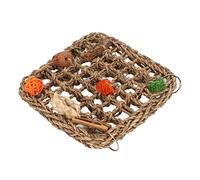 Naroote Hamac Carpet Woven From Sea Herbaries, Sting of Bird Resistant Bird Toy for Toy Colored Wall with Colored Cheedy (S 6.9 X 4.9 X 1.6in)