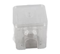 Naroote Hamster Water Cube Premium Aluminum Plate Heat Dissipation Cooling House for Small Pets, 1.3lb Water Capacity, for Gold Bear Hamster Sugar Glider, PS & Aluminum Alloy, 5.5x5.5x5.5in