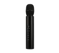 Naroote Handheld Microphone Noise Reduction Stereo Karaoke Mic for Smartphone PC, Real Time Ear Monitoring for KTV Home Parties, ABS Metal Material (Black)