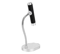 Naroote Handheld Nail Lamp, Cordless Rechargeable Nail Lamp with Adjustable Magnetic Stand, Touch Control, Intelligent Sensor, Ergonomic Design, Versatile Usage for Home Office (Black)
