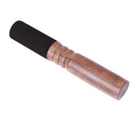 Naroote Handmade Tibetan Buddhism Singing Bowl Mallet, Peach Wood Stick, Meditation Mallet with Premium Leather, Ideal for Meditation Gongs Religious Article