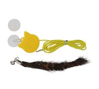 Naroote Hanging Cat Toy, Wall Climbing Cat Toy Pet Hanging Interactive Hook Elastic Cord Door Door for Exercising Eliminating Boredom (#1)