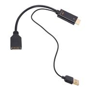 Naroote HD Multimedia Interface to DisplayPort Adapter Cable, Supports 4K At 60Hz Resolution, Plug and Play with 24K Gold Plated Connectors, Ideal for HD Multimedia Interface