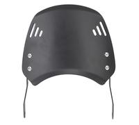 Naroote Headlight Wind Deflector, Motorcycle Windshield, Cool Appearance, Aluminum, Universal Fit, Windproof, High Performance for 6.5-9.45 Inch Headlights (Black)