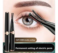Naroote Heated Eyelash, Portable Eyelash Curler Quickly Heating Professional Rechargeable for Daily Life (Picture Payment)