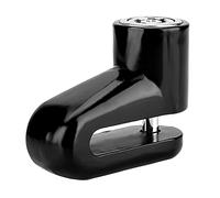 Naroote Heavy Duty Anti-Theft Motorcycle Disc Brake Lock for Top Security, Portable Mini Design for Scooter, Made of Metal, Suitable for Motorcycle Electromobile, ABS+Metal, Red (Black)