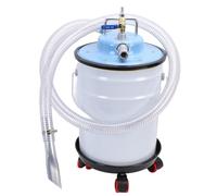 Naroote Heavy Duty Pneumatic Vacuum Cleaner for Mechanics, Welders, 20L | Air Powered Automatic Float, Stainless Steel, Wet Dry Dust Collector for Automotive, Workshops