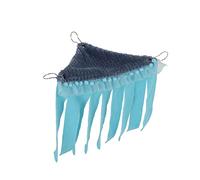 Naroote Homic Tent, Flanellet Material Guinea Pig Hideut Small Crafts with Fringes for a Rabble for a Junk (Blue)