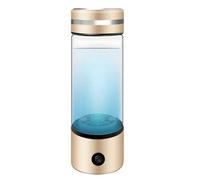 Naroote Hydrogen Water Bottle, Hydrogen Water Bottle Generator Portable Generator for Home, Office, Travel, Daily Drinking (Gold)