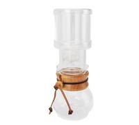 Naroote Ice Drip Coffee Maker, Adjustable Water Flowing 400ml Clear Glass Cold Brew Coffee Maker with Flavor Preservation Technology, for Home, Office, Tea Room