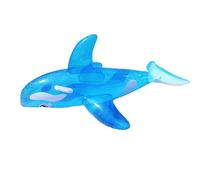 Naroote Inflatable Pool Float for Adults Large Whale Shape Ride On Floating Raft for Swimming Fun 150x88x55cm PVC