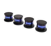 Naroote Isolation Feet Brass Aluminum Higher Hardness Damping 4 Sets for Speakers Amplifiers Turntables CD/DVD Players (Black)