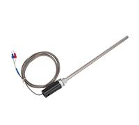 Naroote K Type Thermocouple Durable Stainless Steel Temperature Sensor Probe for Industrial Use Measuring Range 0~400°C 200mm Length (2m)