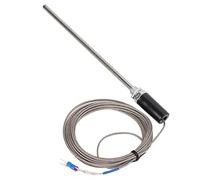 Naroote K Type Thermocouple Durable Stainless Steel Temperature Sensor Probe for Industrial Use Measuring Range 0~400°C 200mm Length (4m)