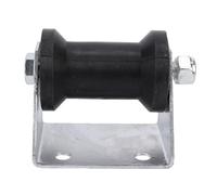 Naroote Keel Roller Assembly Kit, Sturdy Steel Rubber Boat Trailer Roller, Panel Bracket for Small Yachts Fishing Boats Commercial Ships 4in