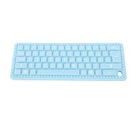 Naroote Keyboard Baby Teether, Alphabet Learning Keyboard Baby Attract Attention Silicone for Home Play (Green)