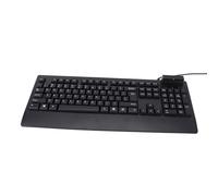 Naroote Keyboard, Silent Keyboard Gaming 104 Key Quick Rebounding Retractable Non Slip Foot USB Quiet Keypad with IC Card Slot for Desktop Computers Office