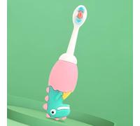 Naroote Kid Soft Cartoon Toothbrush for Boys Girls, Deep Clean Child Toothbrush for 1-7 Years Old, 3 Pack Kid Care (Pink)