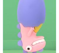 Naroote Kid Soft Cartoon Toothbrush for Boys Girls, Deep Clean Child Toothbrush for 1-7 Years Old, 3 Pack Kid Care (Purple)