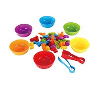 Naroote Kids Early Education Toy Fun Matching Game Children Counting Toy, Color Sorting Sturdy Durable Educational (Animal Cognition)