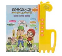 Naroote Kids Learning Book, Early Education Learning Machine with Click Reading Function for 3-6 Years Old, Multilingual Support in Malay Arabic English