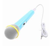 Naroote Kids Microphone Musical Toy Storytelling for Children, Colorful Children's Microphone Toy for Early Education Machine, Quality Assurance and Long Service Life, Great Kids, Party (Blue)