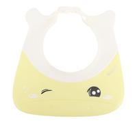 Naroote Kids Shower Cap, Adjustable Non Slip Baby Bathing Hat for Toddler Hair Washing, with Adorable Look Eye Protection (Yellow)