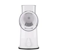 Naroote Kitchen Cheese Grater, 10 Blades Cheese Shredder, Manual Hand Crank Grater with Reinforced Suction, Ideal for Easy to Use, Vegetable Chopper & Round Mandoline Slicer