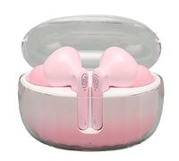Naroote Language Translator Earbuds, Bluetooth 5.3 144 Languages Translation Wireless Translator Device with Intelligent Noise Cancellation, for IOS (Pink White)