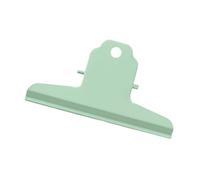 Naroote Large Bull Paper Clips, Strong Springs File Clamps, Hangable Metal Hinge Clamp/Holder with Energy Saving, Hold Up to 200 Sheets, Ideal for Office, Kitchen, Drawing Board, Art Crafts & (Green)