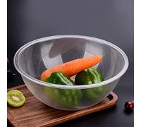 Naroote Large Clear Acrylic Salad Serving Bowl Durable Washable Reusable for Vegetables Tableware 12x3.9in for Party Buffet (#1) (#1)