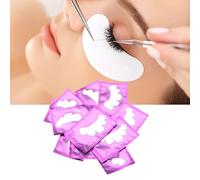 Naroote Lash Extensions Patches Petal Shape Under Eye Pads for Eyelash Grafted Extensions Isolation Pads 50 Pcs for Lash Artists (Purple)