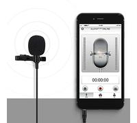 Naroote Lavalier Microphone Mini Omnidirectional 360° Pickup Mic for