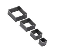 Naroote Leather Punching Die Set 4Pcs Alloy Steel Durable Clean Cuts for Leather Crafting Projects 18 28 38 48mm