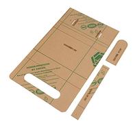 Naroote Leather Template Set for Crafting Beautiful Hand Bags and Wallets Made of Durable Acrylic Material for DIY Craft Enthusiasts
