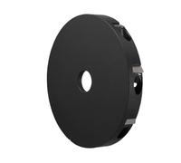 Naroote Livestock Professional 8 Teeth Steel Hoof Trimming Disc Efficient Hoof Trimming Plate for Cattle Horses Sheep Cow for Better Riding and Racing Experience 3.9x3.9x0.6in