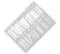 Naroote Long Nail Tips Extra Long French False Nail Tips for DIY Salon Easy to Shape for Most People Made of ABS Material for Salon Home Use 240pcs (Self Color)